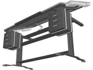 Art Table 3D Model