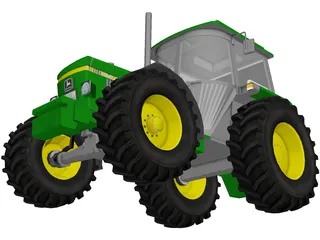 Tractor John Deere 1640 3D Model