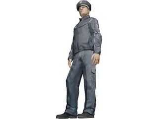 Policeman 3D Model