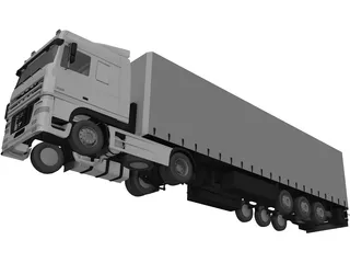 DAF XF 3D Model