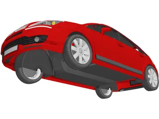 Citroen C4 3D Model