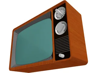 Old TV 3D Model