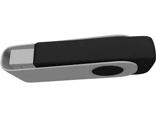 USB Flash Drive 3D Model