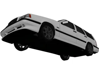 Volvo 850R Estate 3D Model