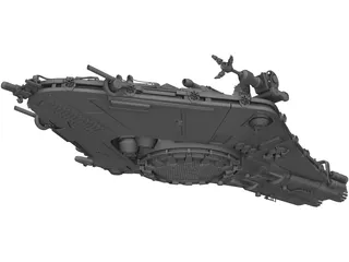 Spaceship 3D Model