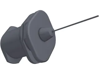 Luer Lock Needle 3D Model