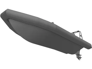 Raptor Rigid Inflatable Boat (Rib) 6.95m 3D Model