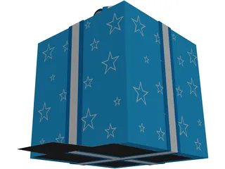 Christmas Present Box 3D Model