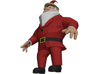 Al Character Santa Theme 3D Model