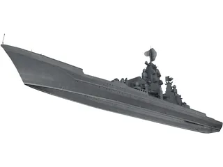 Kirov Russian Kreiser 3D Model