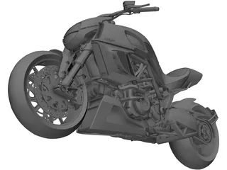 Ducati Diavel (2011) 3D Model