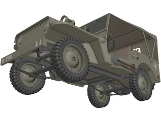 Jeep Willys 3D Model