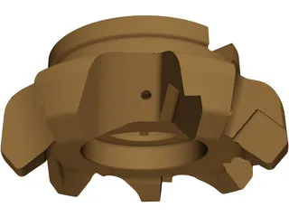 Face Mill 3D Model