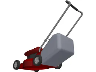 Lawn Mower 3D Model