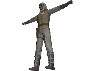 Star Wars Hoth Soldier 3D Model