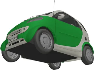 Smart Fortwo 3D Model