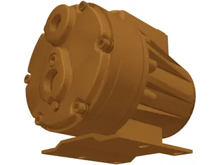 Hydracell D10 Pump 3D Model