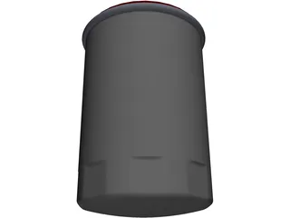 Oil Filter 3D Model