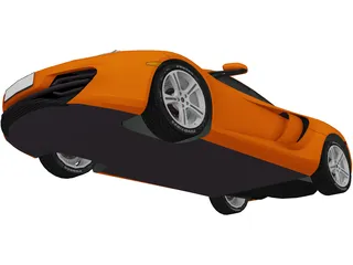 McLaren MP4-12C 3D Model