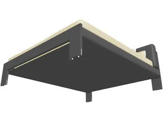 Brooks Bed 3D Model