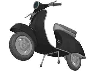 Scooter Vespa 3D Model