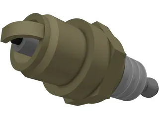 Spark Plug 3D Model