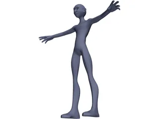 Freebie Man [Rigged] 3D Model