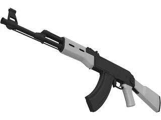 AK-47 3D Model