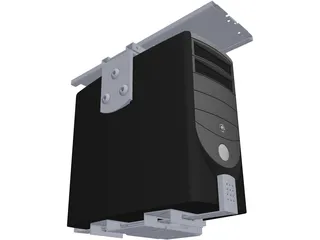 PC Desktop Case 3D Model