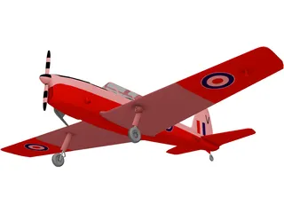 de Havilland Canada DHC-1 Chipmunk 3D Model