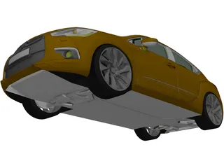 Citroen DS4 3D Model
