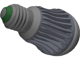 LED Light Bulb Type D 3D Model