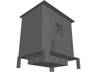 Wood Stove 3D Model