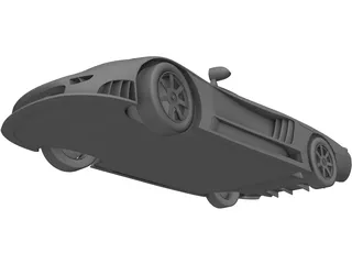 Supercar 3D Model