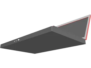 Toshiba Laptop 3D Model