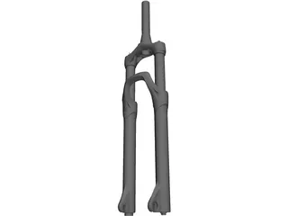 650B Suspension Fork 3D Model