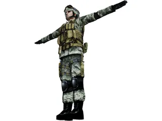 Soldier 3D Model