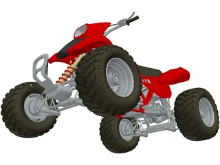 Quad 4x4 3D Model