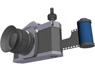 Photo Camera 3D Model