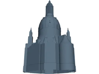 Frauenkirche Dresden 3D Model