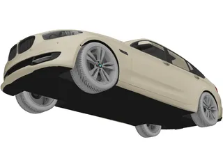 BMW 550i Gran Turismo (2010) 3D Model