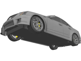 Cadillac CTS-V (2009) 3D Model