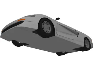 Mercedes-Benz C112 Concept 3D Model