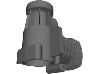 RC Engine Housing 3D Model