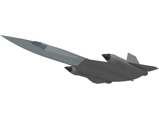 Lockheed SR-71 Blackbird 3D Model