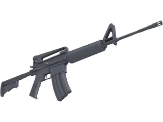Colt M4A1 Carbine 3D Model