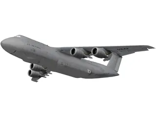 Lockheed C-5 Galaxy 3D Model