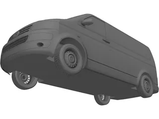 Volkswagen Transporter T5 (2012) 3D Model