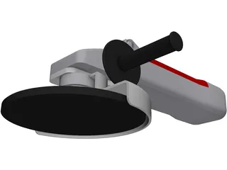 Angle Grinder 3D Model