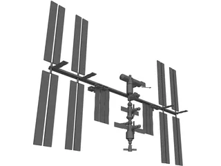 International Space Station 3D Model